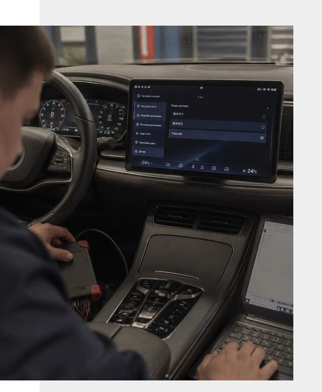 Русификация автомобиля BYD HAN для эксплуатации в Комсомольске-на-Амуре
